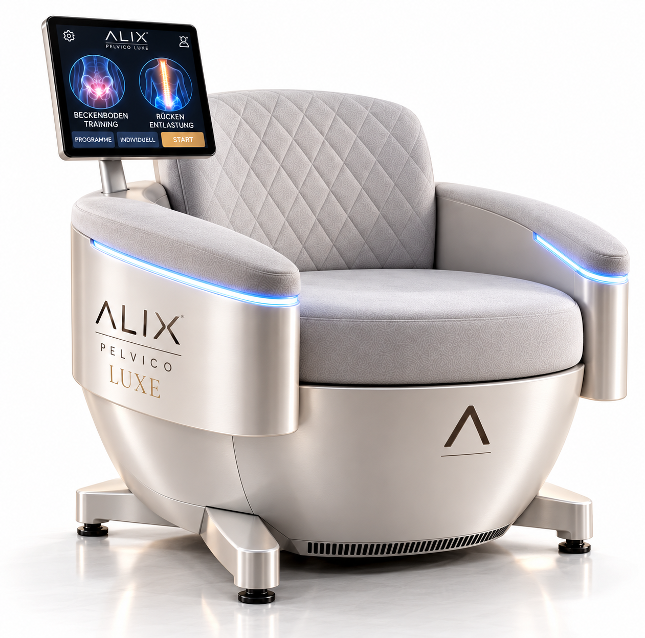 ALIX Pelvico Luxe EMS-Stuhl mit Touch-Display