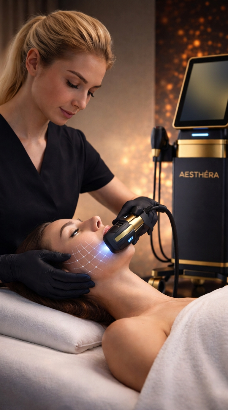 Aesthéra Pro 23D bei der Anwendung im Studio